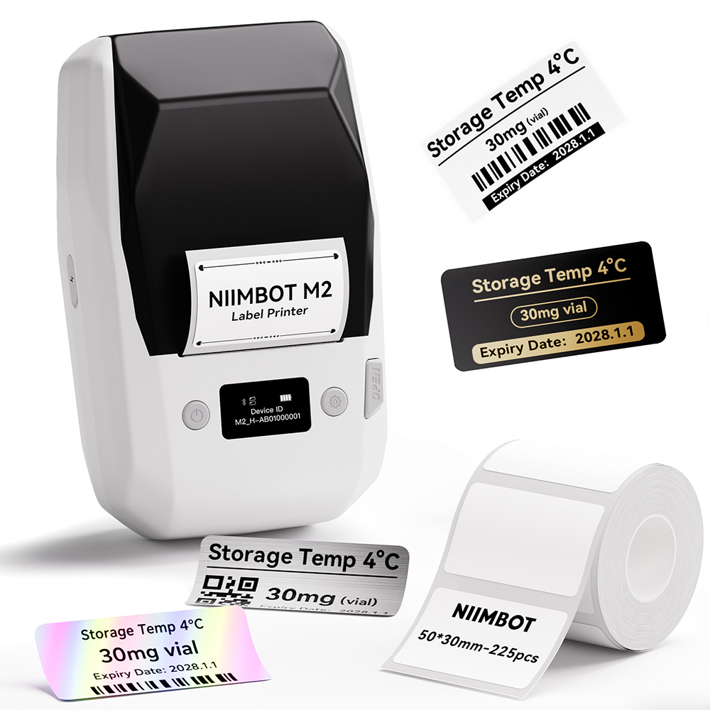 Commercial Shirt Printing Machine - Niimbot 熱転写ラベルプリンター 300DPI ワイヤレスラベルメーカー 幅20-50mm 家庭/オフィス/ビジネス用