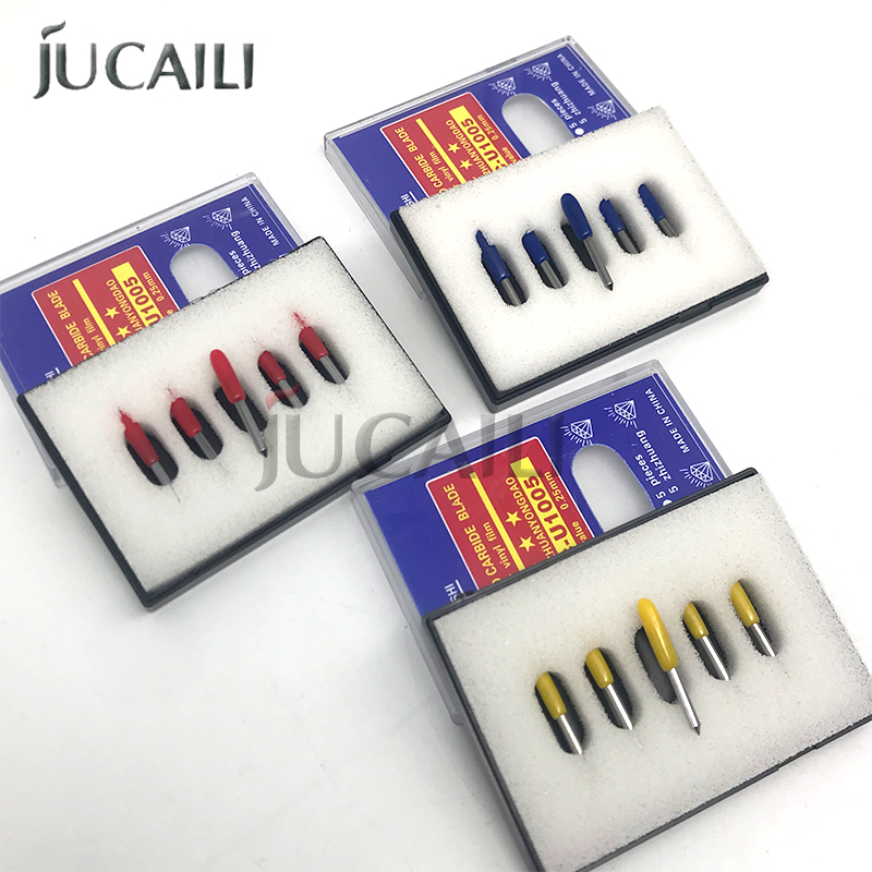 Cutting Plotter Blade - Jucaili-ビニールカッティングナイフ,5ピース/ロット,高品質,30/45/60度,ブレードナイフ,プロッター