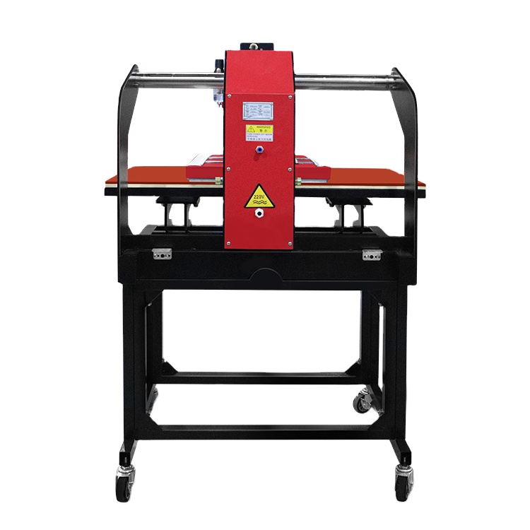Commercial Shirt Printing Machine - インテリジェントダブルワークステーション空気圧式ヒートプレス機大型業務用Tシャツ印刷衣料品店向け