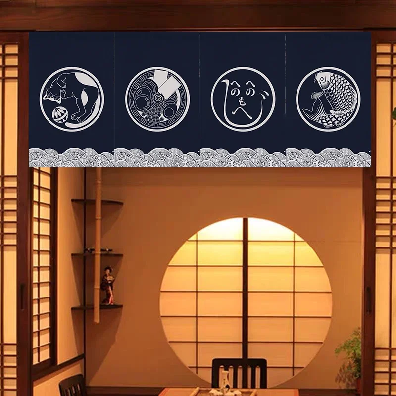 Commercial Printing Services - 日本の装飾的な吊り下げカーテン,短いカーテン,キッチン,居間,寝室,商業用出入り口