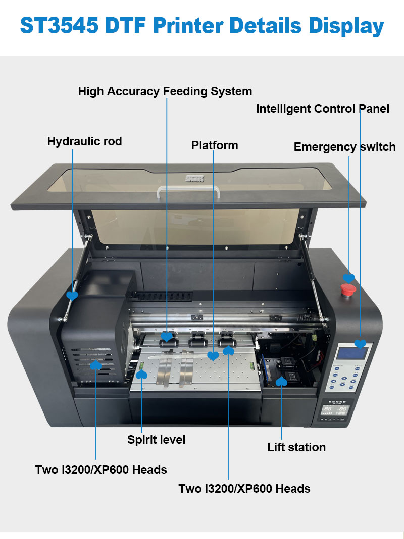 30CM A3 DTFプリンター Xp600/I3200A1 - Commercial Shirt Printing Machine のレビューと価格