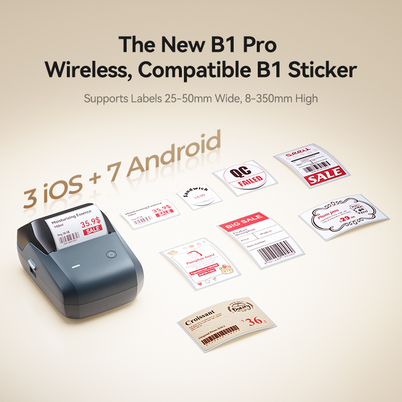 Niimbot B1/B1 Pro インクレスラベルプリンタ - Commercial Shirt Printing Machine のレビューと価格