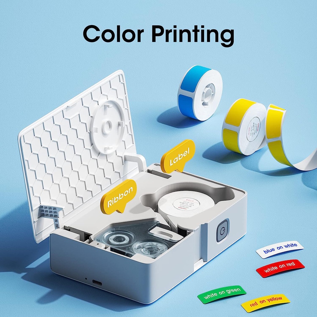 NIIMBOT B18 カラーラベルプリンター、ワイヤレス  - Commercial Printing Services のレビューと価格