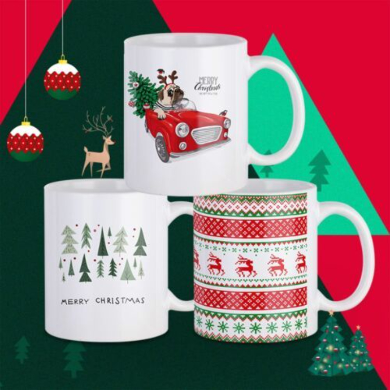 HTVRONT昇華マグカップ 無地の白いセラミック昇華カップ - Sublimation Mug Blank のレビューと価格