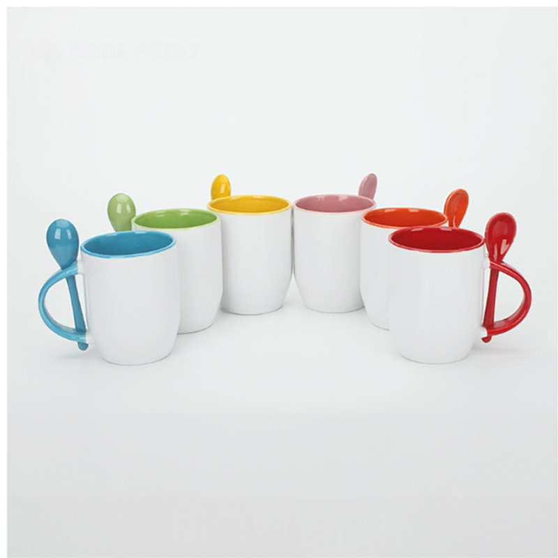 2個入り昇華用白マグカップ、クリエイティブな内側カラー、白い - Sublimation Mug Blank のレビューと価格