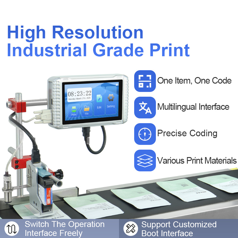7.0インチスクリーン搭載オンラインサーマルインクジェットプ - Commercial Printing Products のレビューと価格
