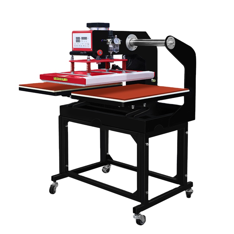 インテリジェントダブルワークステーション空気圧式ヒートプレス - Commercial Shirt Printing Machine のレビューと価格