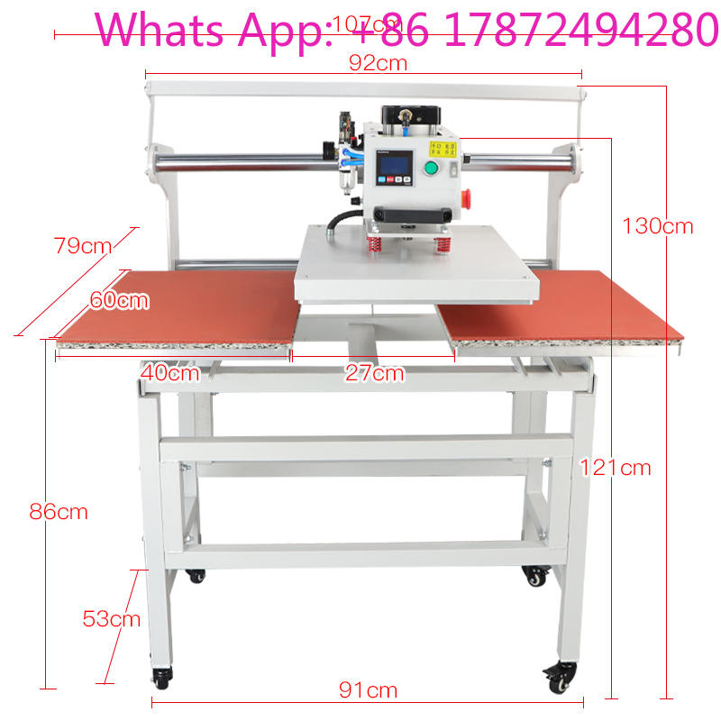 デュアル電動スライド式ホットスタンピングヒートプレス機（Tシ - Commercial Shirt Printing Machine のレビューと価格