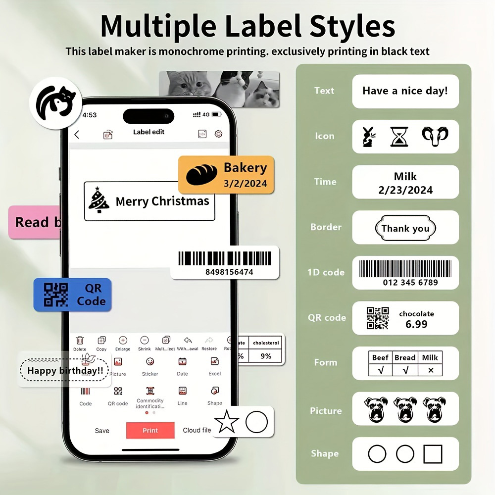 Marklife P15 ラベルプリンターポータブルサーマル - Commercial Printing Services のレビューと価格