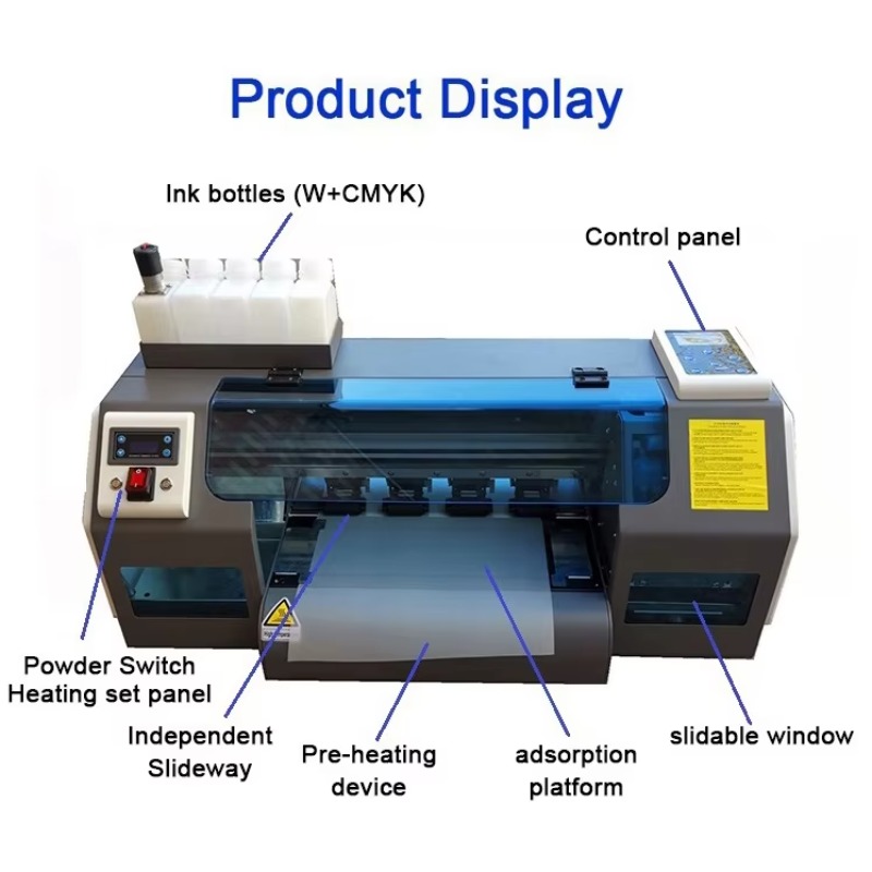 カスタマイズされた熱プレス機プリンターTシャツキャンバスバッ - Commercial Shirt Printing Machine のレビューと価格