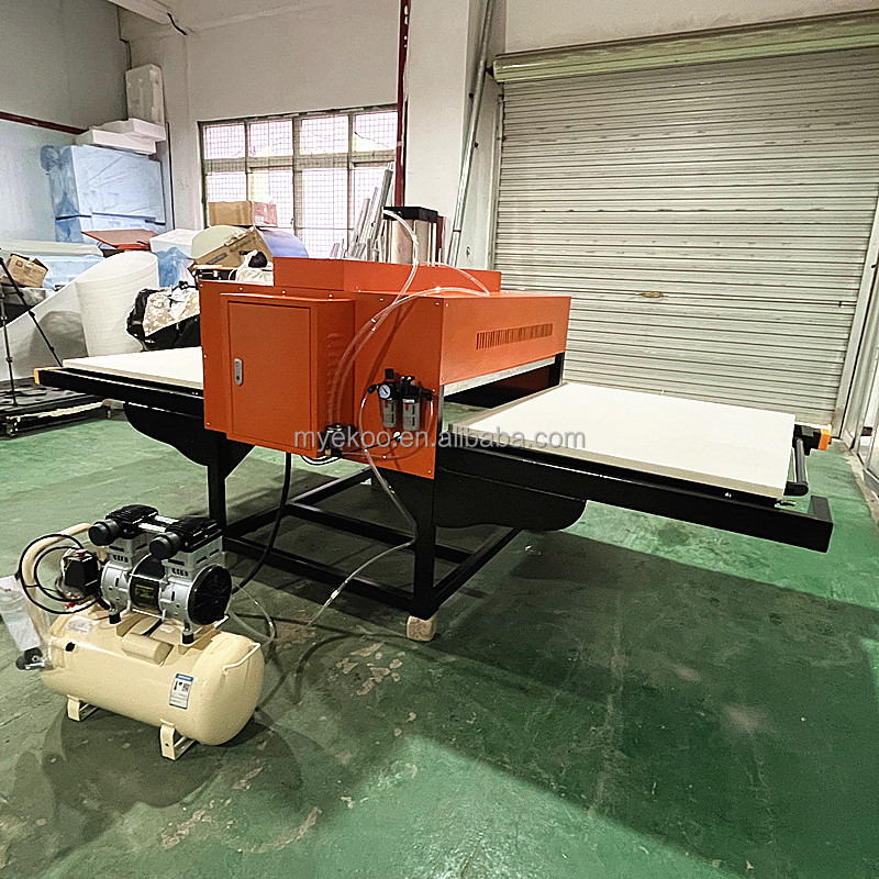 業務用空気圧式ダブルステーションヒートプレス機、Tシャツ印刷 - Commercial Shirt Printing Machine のレビューと価格