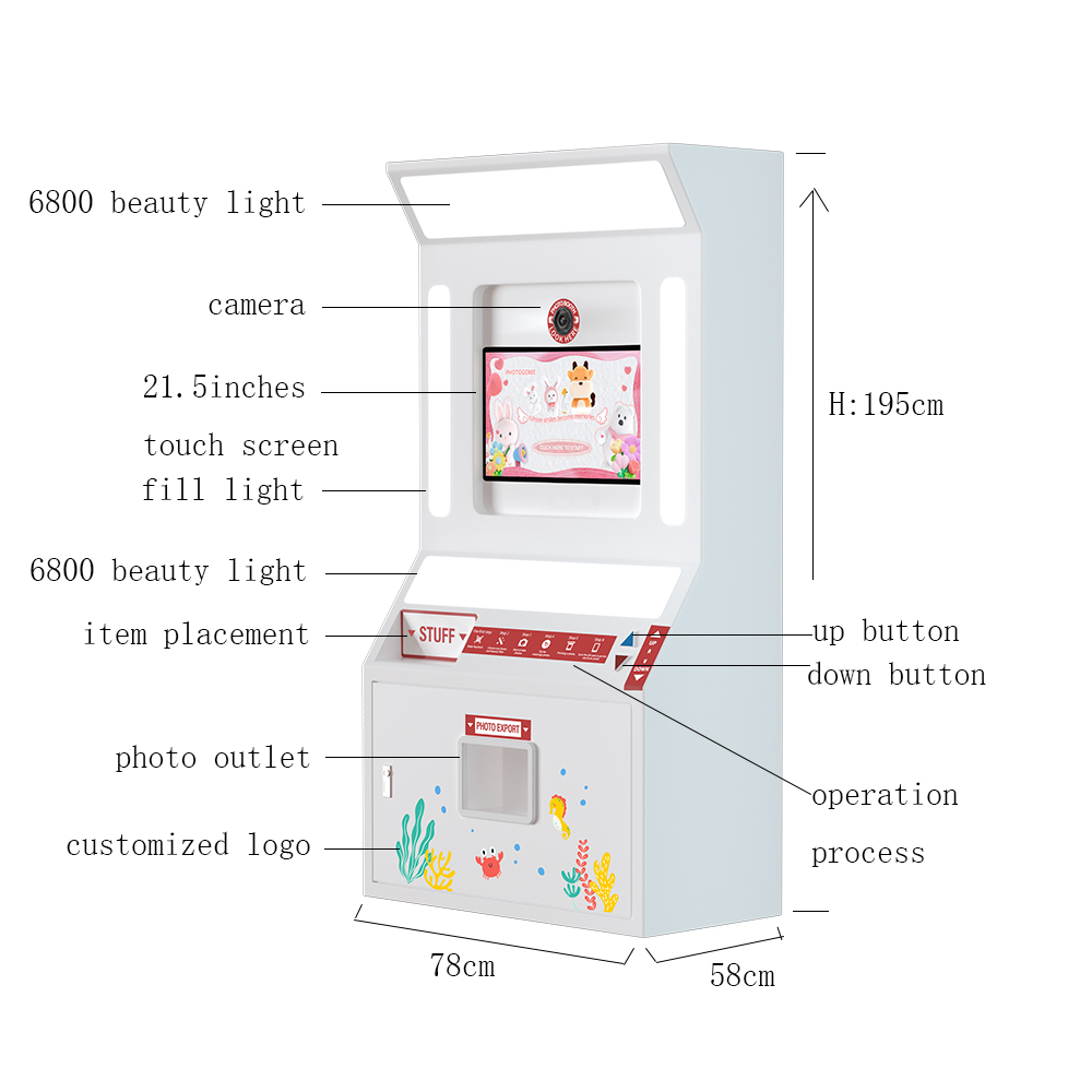 セルフサービス写真撮影ブース タッチスクリーン インスタント - Commercial Printing Services のレビューと価格